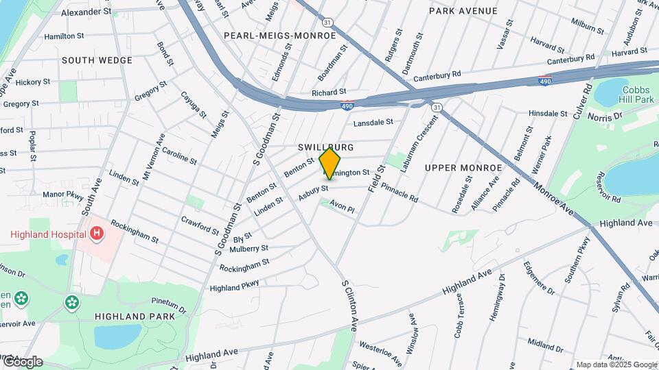 88 Asbury St Map and Location Details