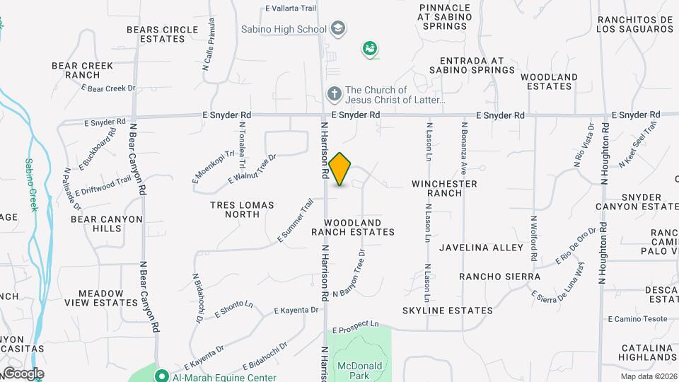 4550 N Harrison Rd Map and Location Details