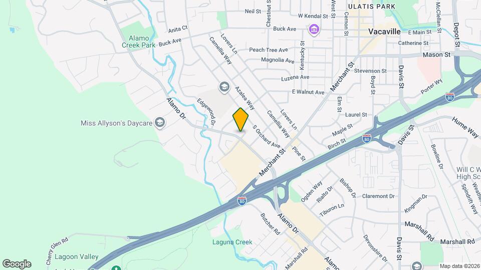 741 Alamo Dr Map and Location Details