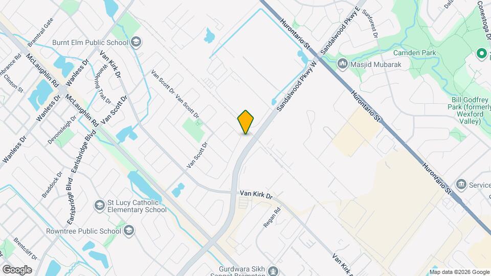 150 Twin Pines Cres Map and Location Details