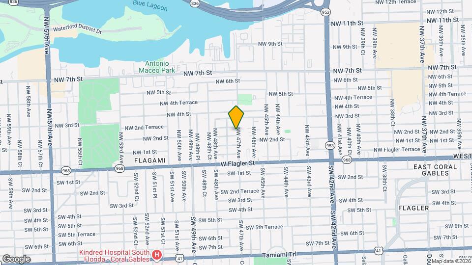 208 NW 47th Ave Map and Location Details