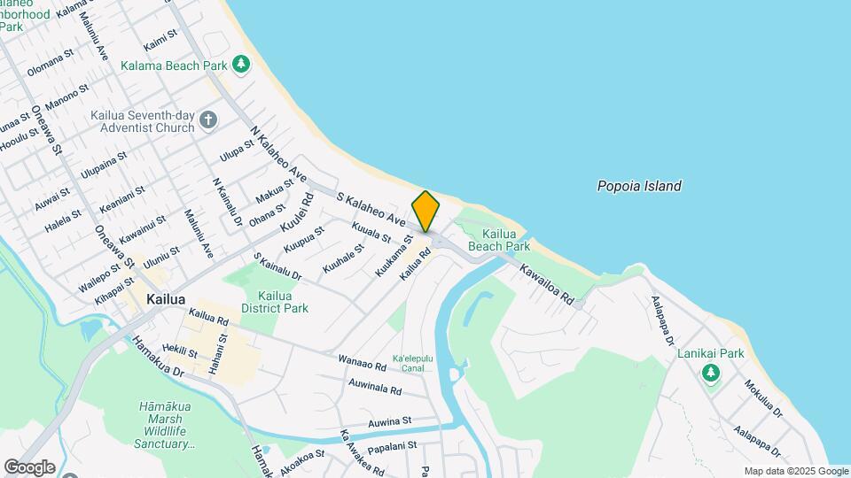 255 S Kalaheo Ave Map and Location Details