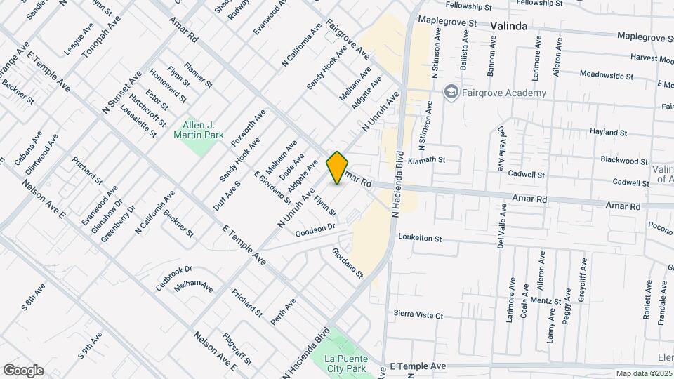 833 N Eldon Ave Map and Location Details