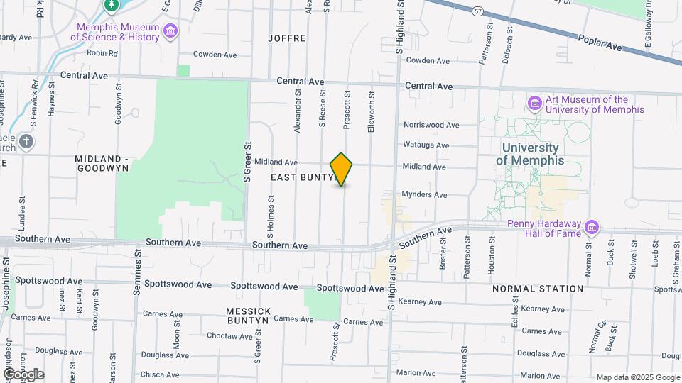 505 S Prescott St Map and Location Details