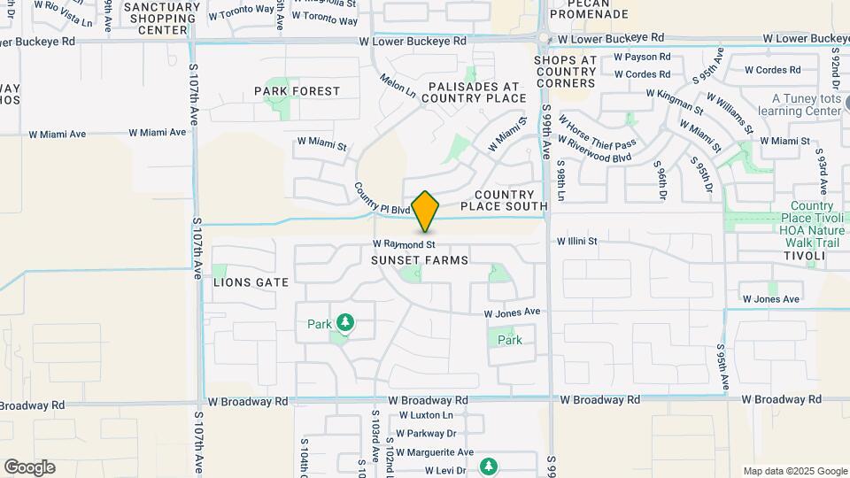 10140 W Raymond St Map and Location Details