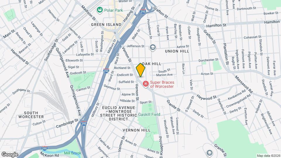 5 Winthrop St Map and Location Details