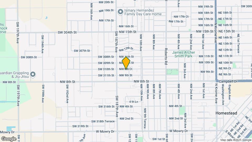 1210 NW 9th Ct Map and Location Details