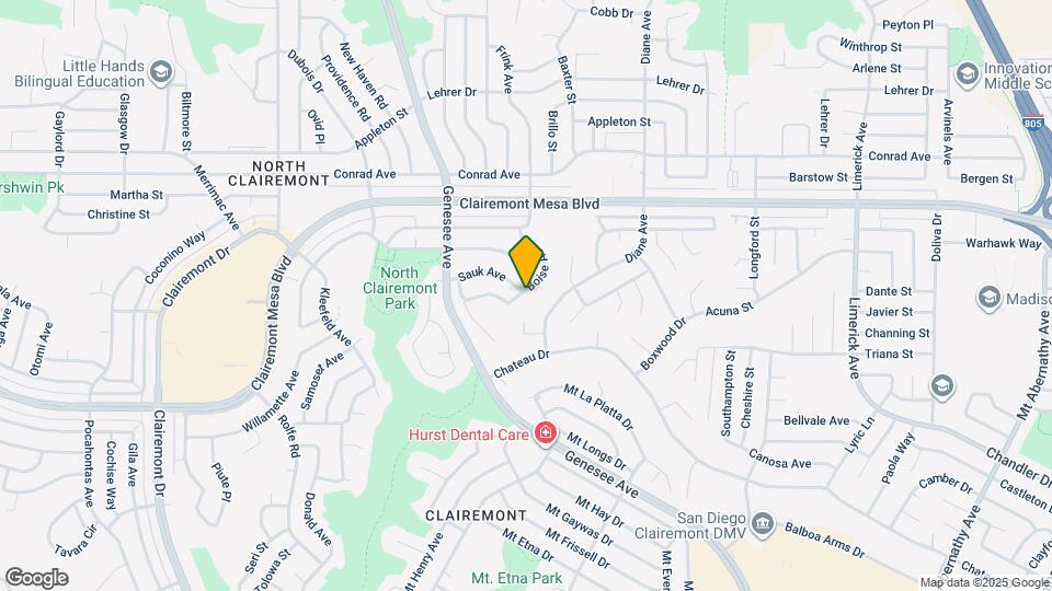 4731 Boise Ave Mapa y Detalles de la Ubicación