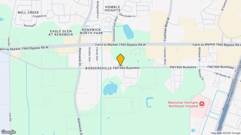 8901 Humble Westfield Rd Map and Location Details