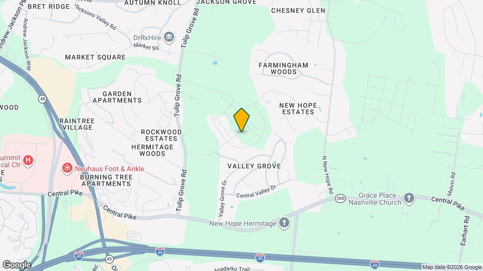 7118 Evans Hl Wy Map and Location Details