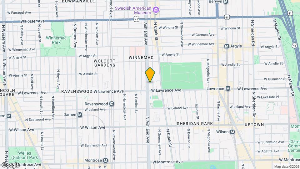 4819 N Ashland Ave Map and Location Details