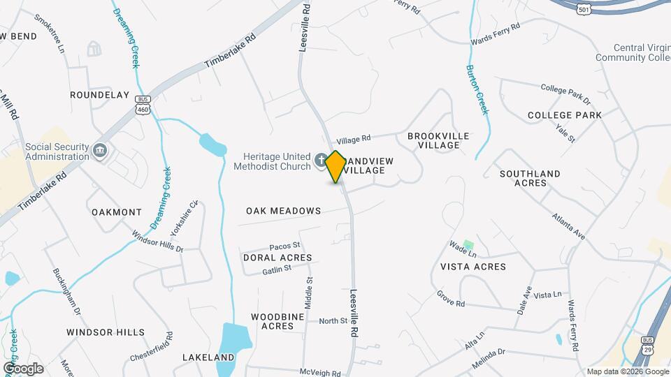 586 Leesville Rd Map and Location Details