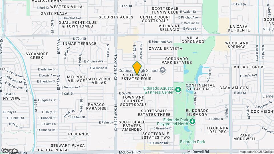 7314 E Sheridan St Map and Location Details