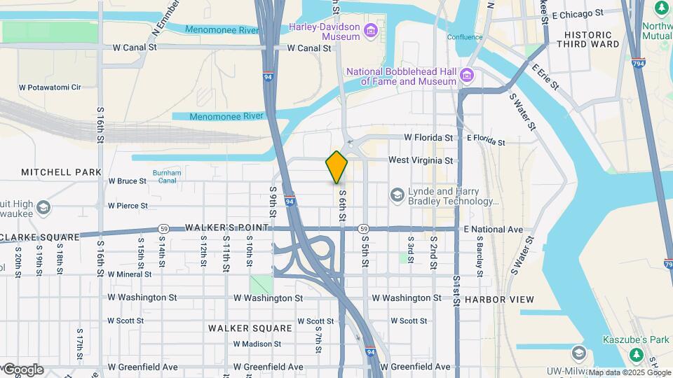 607 S 6th St, Unit 102 Map and Location Details