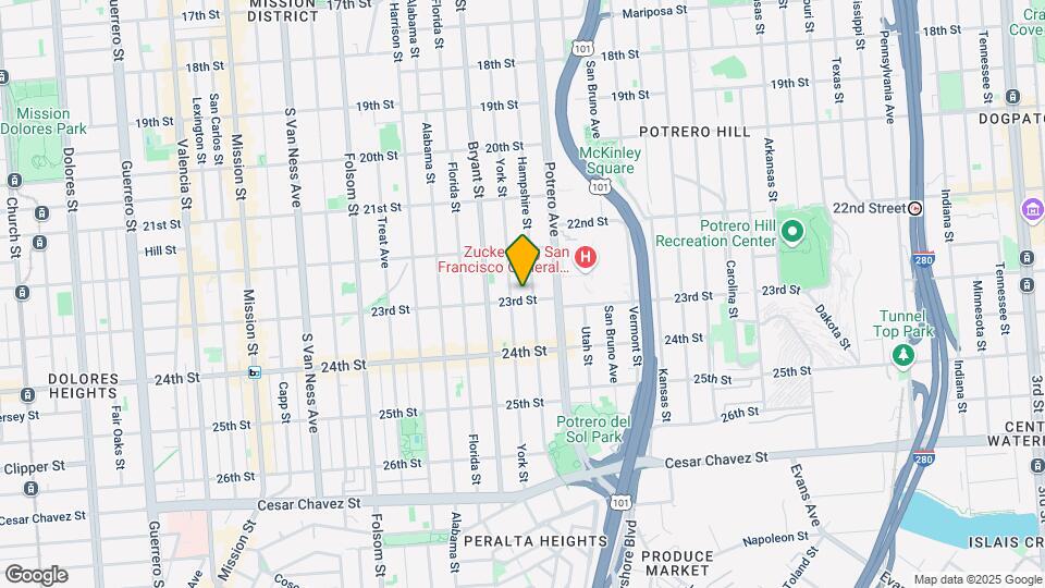 2770-2772 23rd St Mapa y Detalles de la Ubicación