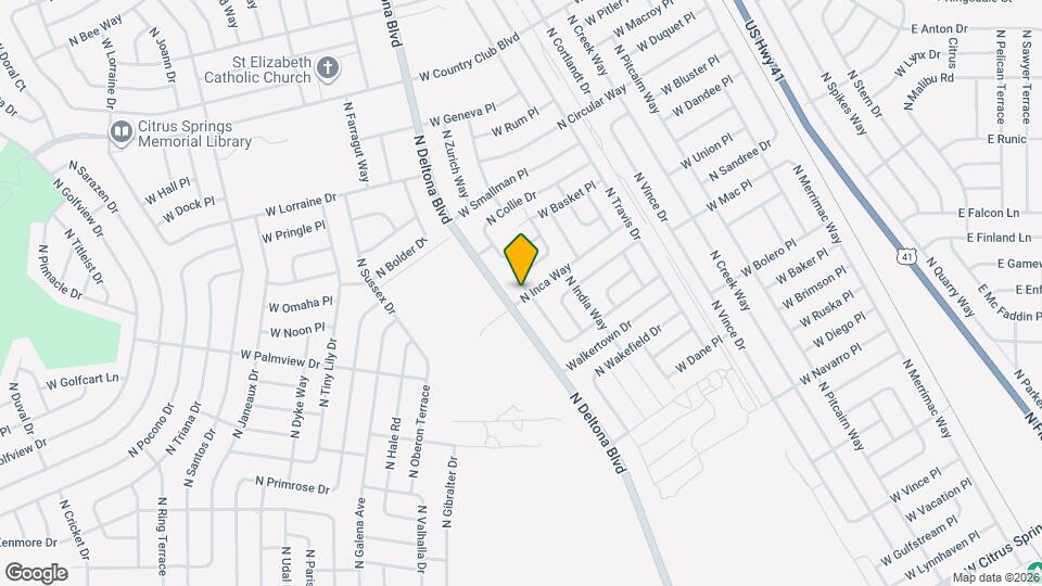 824 W Marguerita Dr Mapa y Detalles de la Ubicación