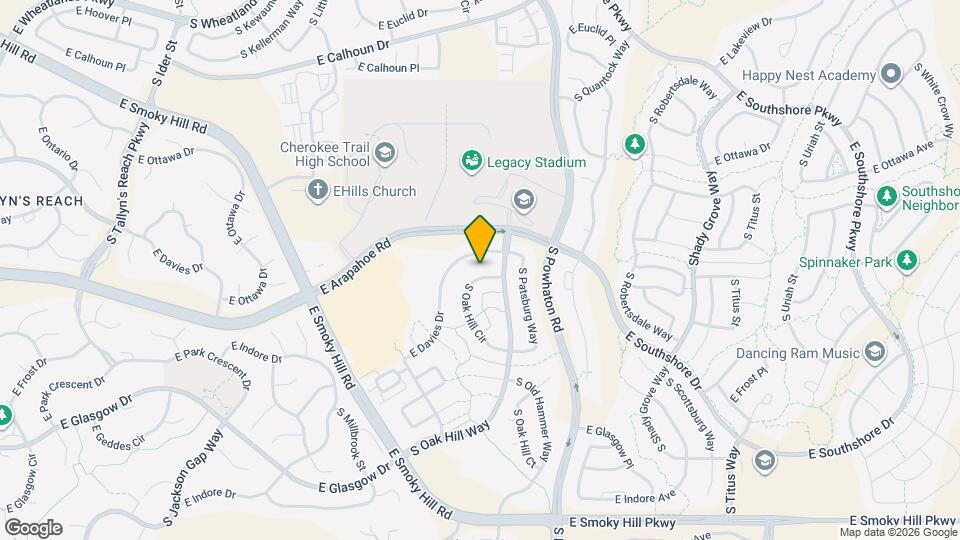 7031 S Oak Hill Cir Map and Location Details