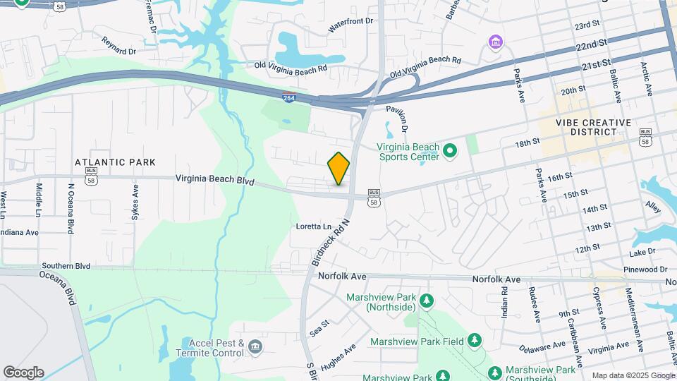 1152 Virginia Beach Blvd Map and Location Details
