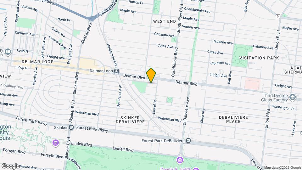 5875 Washington Blvd, Unit 1st Floor Map and Location Details