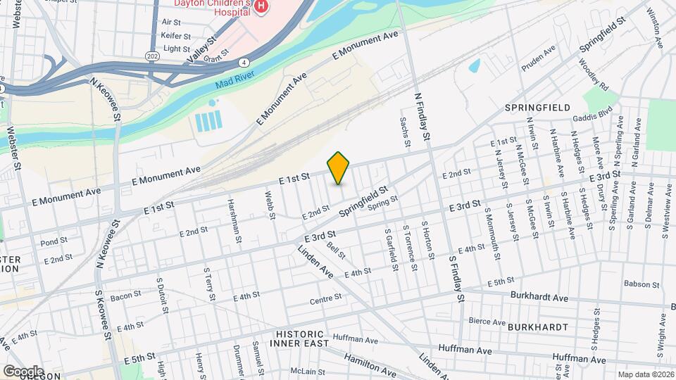 25 Lombard Ave Map and Location Details