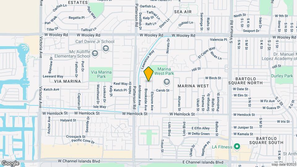 1430 Brookside Ave Map and Location Details