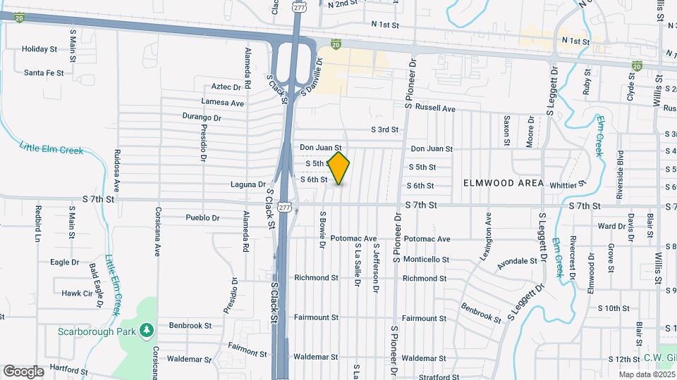 610 S San Jose Dr Map and Location Details