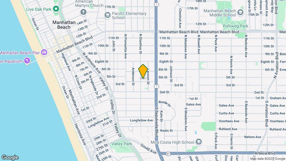 300 N Dianthus St Map and Location Details