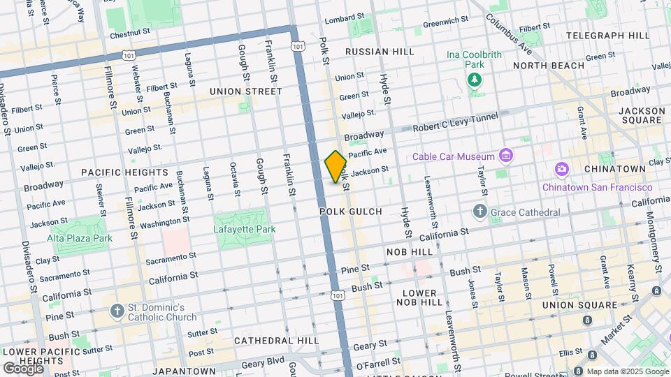 1740 Washington St Map and Location Details