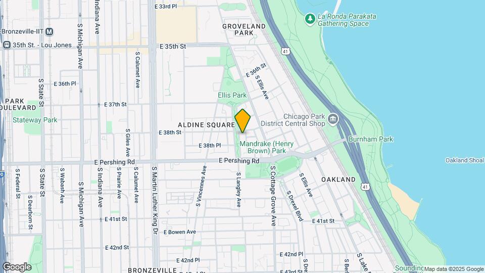 3811 S Langley Ave Map and Location Details