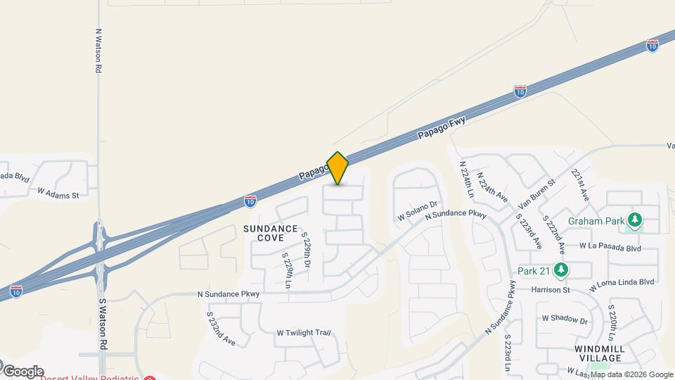 22831 W Mesquite Dr Map and Location Details