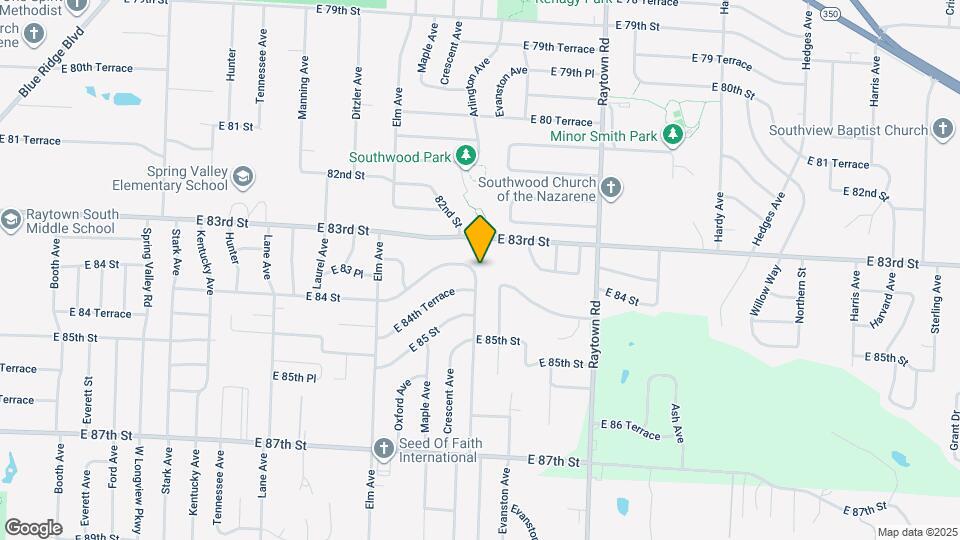 8401 Arlington Ave Map and Location Details