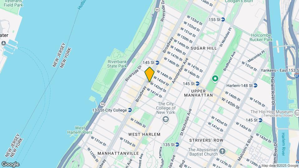 554 W 142nd St Map and Location Details