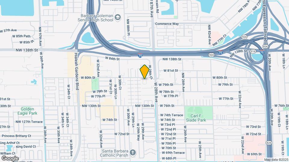 2860 W 80th St Map and Location Details