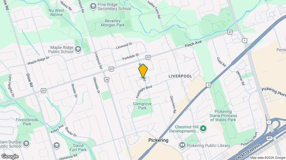 1958 Rosefield Rd Map and Location Details