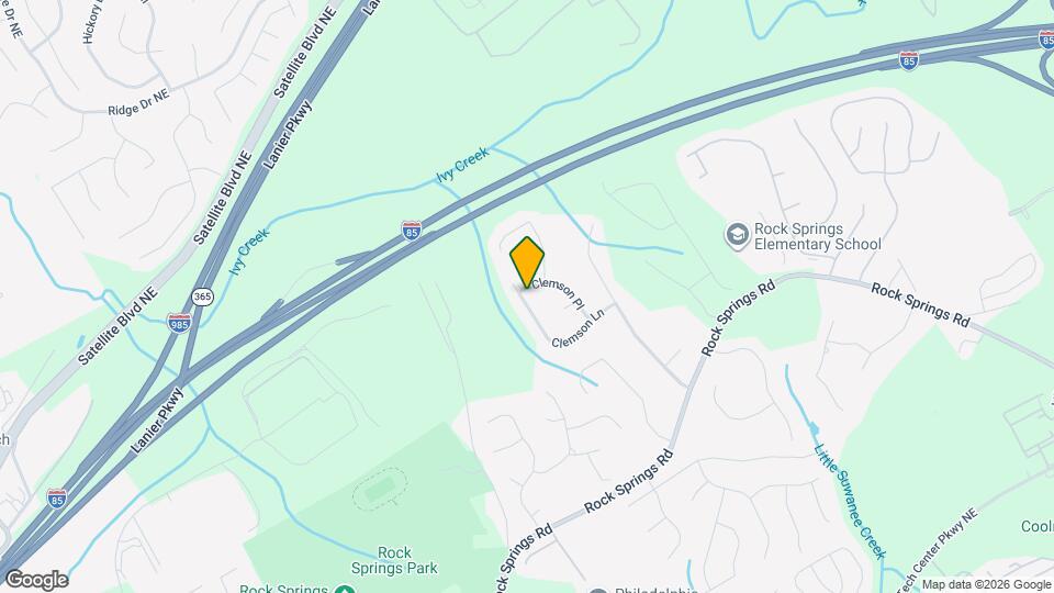 3104 Clemson Pl Map and Location Details