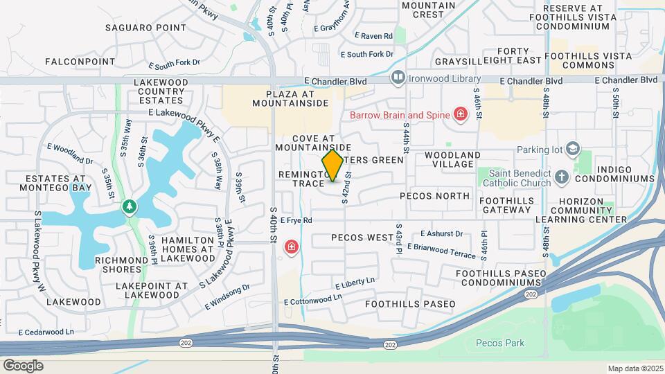 4151 E Silverwood Dr Map and Location Details