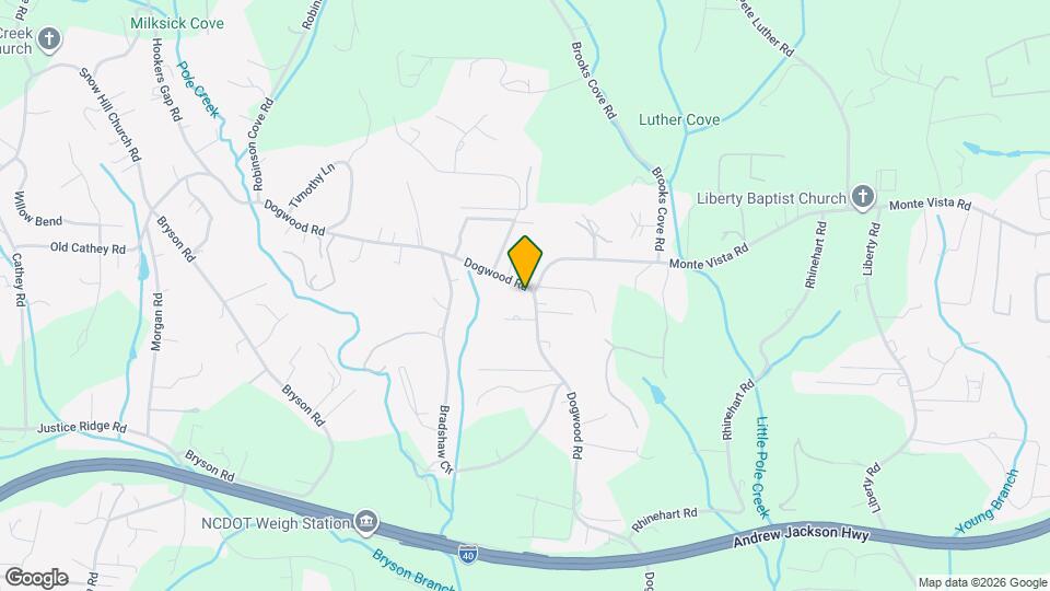 203 Dogwood Rd Map and Location Details