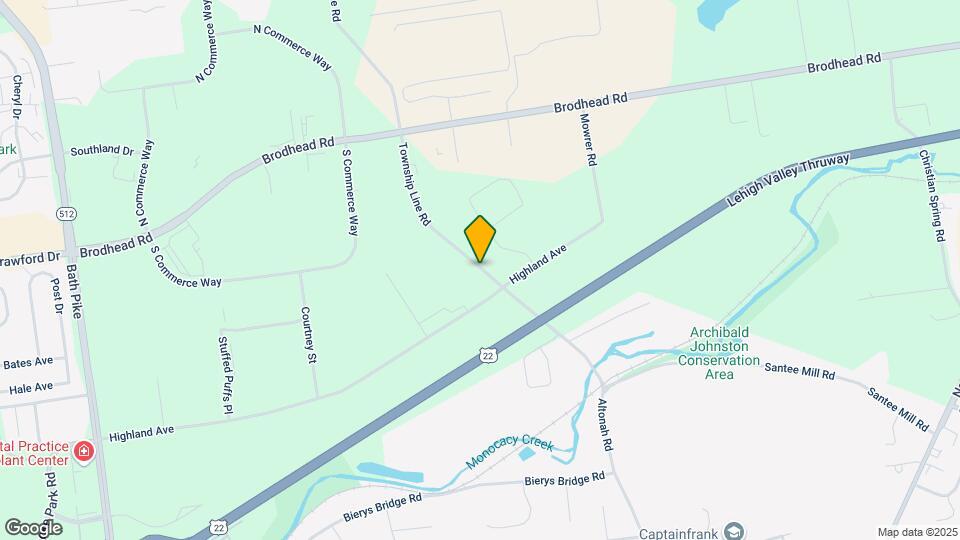 3849 Township Line Rd Map and Location Details