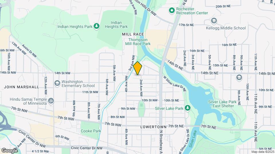 210 13th St NW Map and Location Details