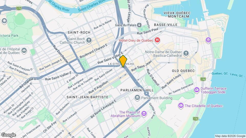 760 Honoré-Mercier Av Map and Location Details