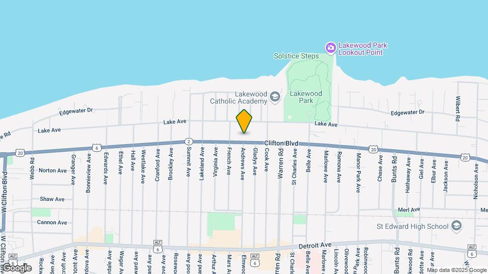 15126 Clifton Blvd Mapa y Detalles de la Ubicación