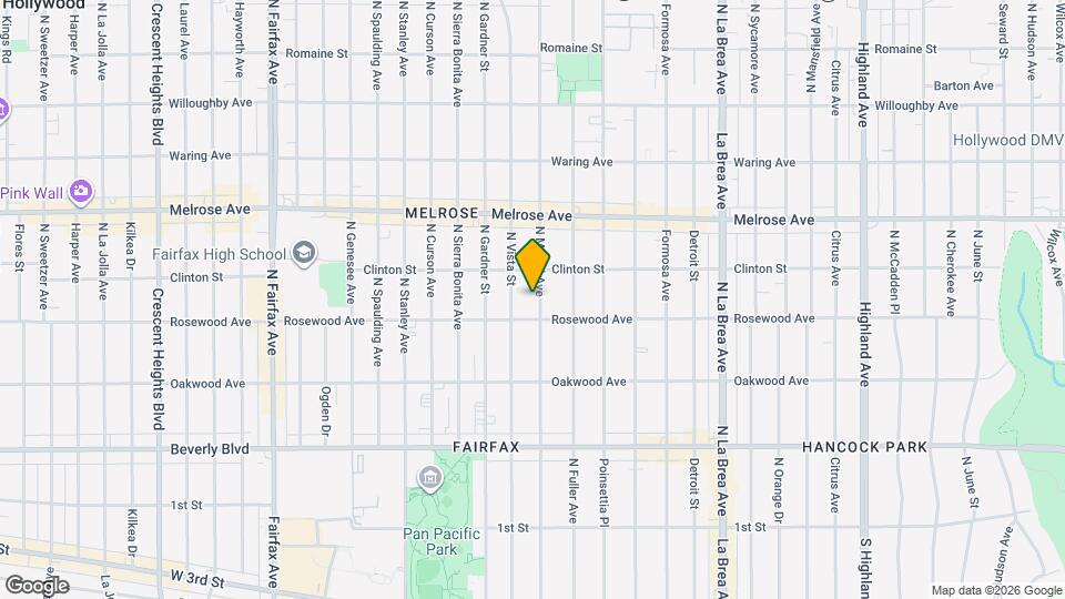 521 N Martel Ave Map and Location Details