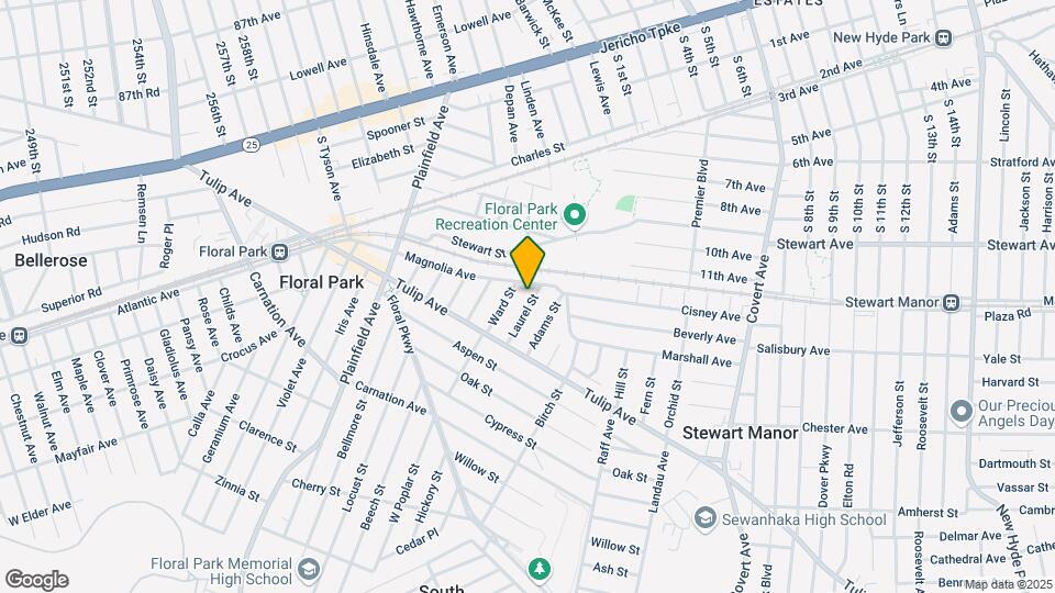 50 Laurel St-Unit -2F Map and Location Details