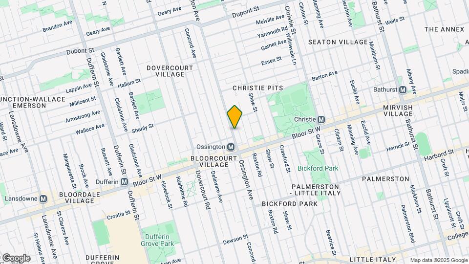 775 Ossington Ave Map and Location Details