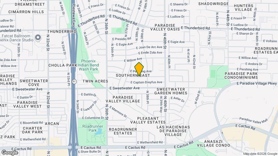 3769 E Surrey Ave Map and Location Details