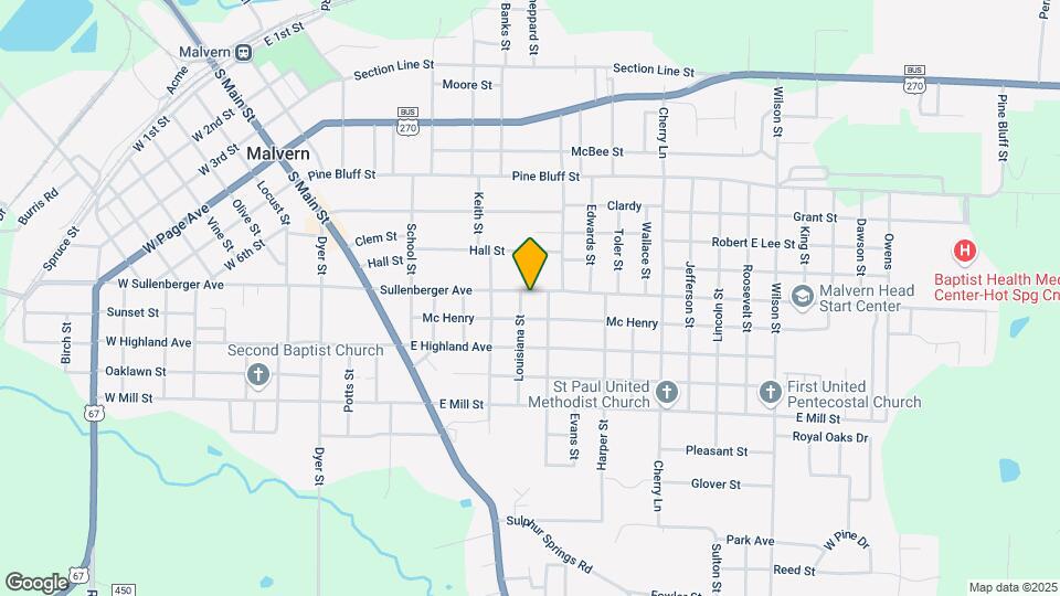 809 E Sullenberger Ave Map and Location Details