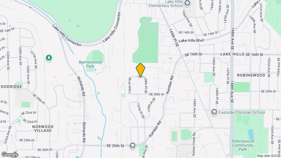 13707 SE 18th St Map and Location Details