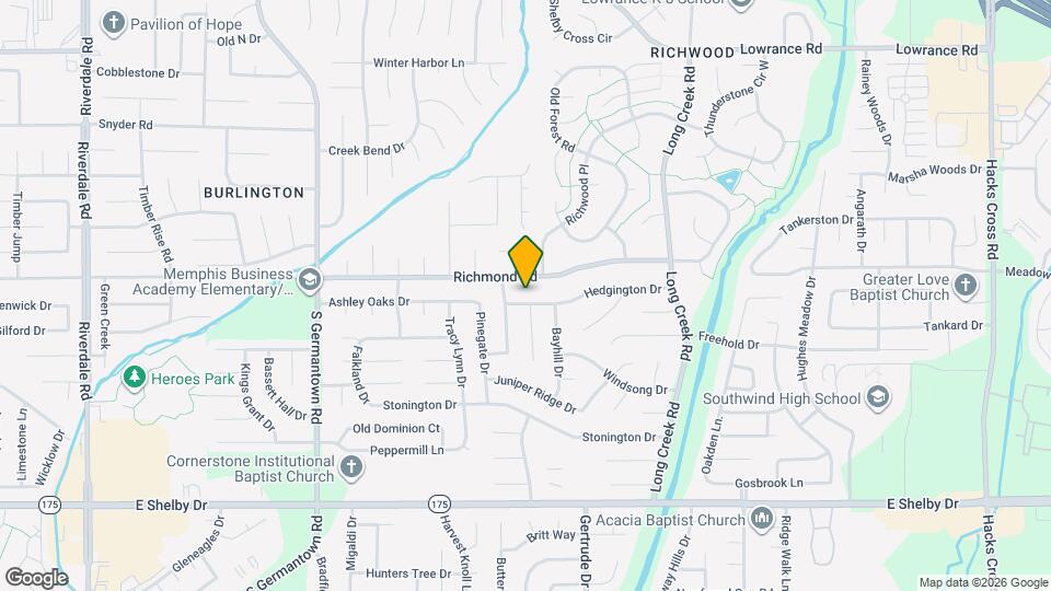 7472 Hedgington Dr Map and Location Details