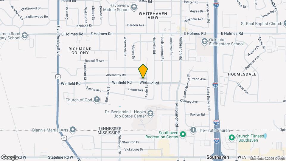 1522 Winfield Rd Mapa y Detalles de la Ubicación