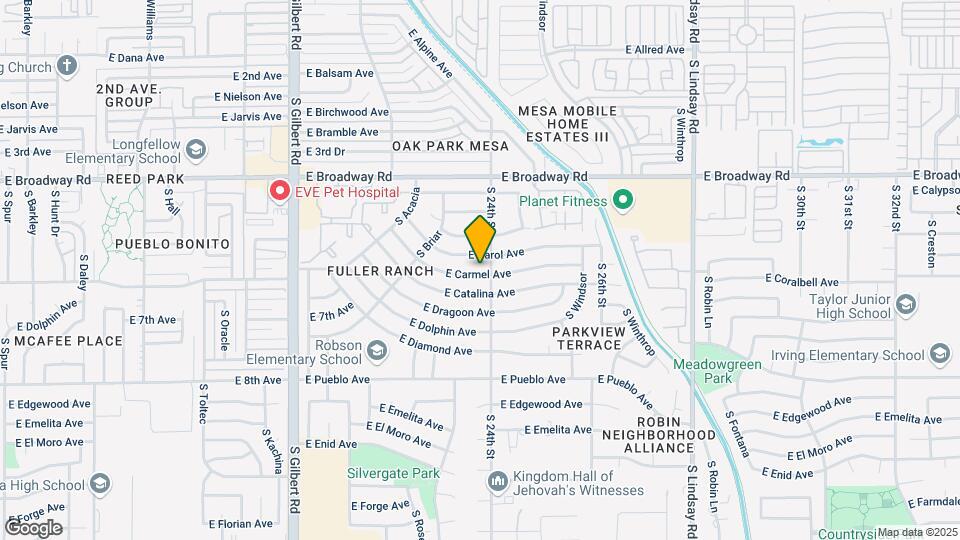 2352 E Carmel Ave Map and Location Details